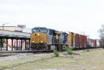 CSX 3394 leads train M409-24 southbound